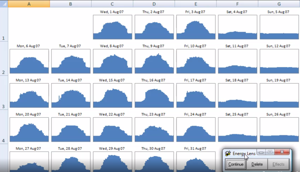 screenshot of Energy Lens